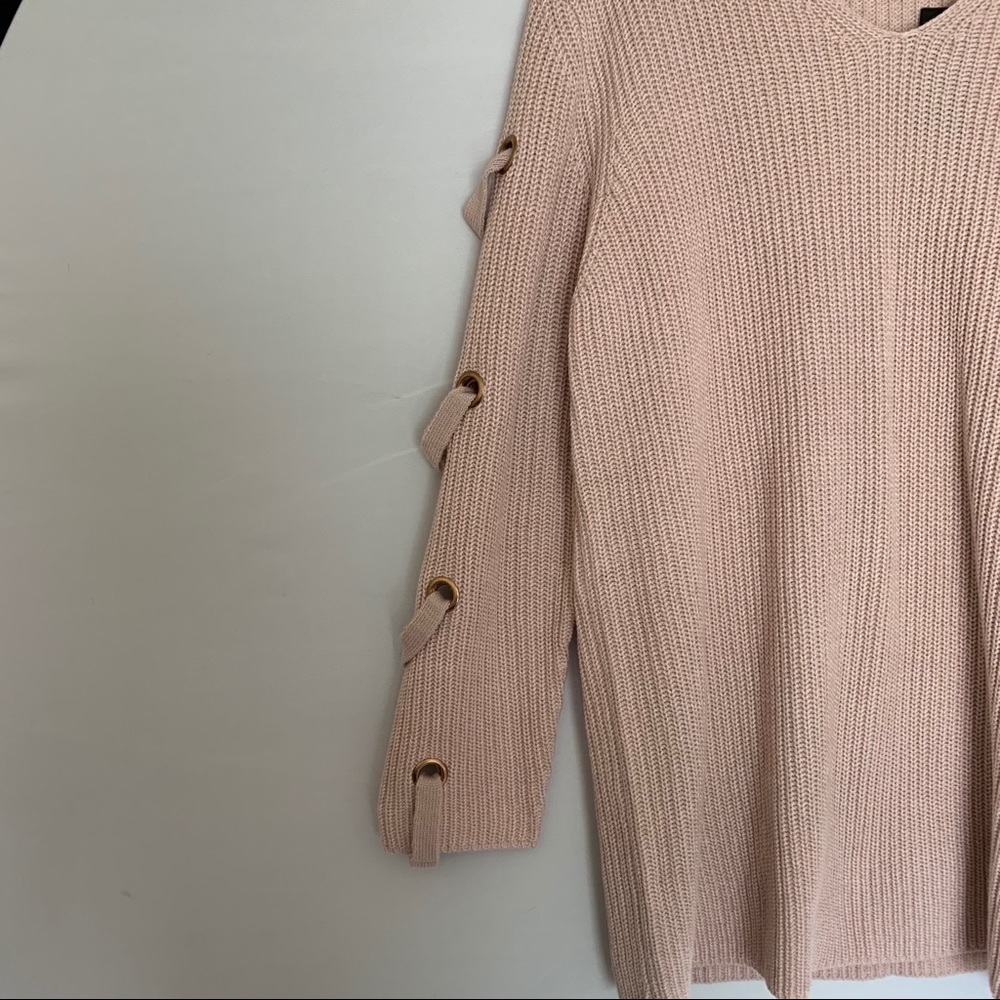 City Chic Jumper Eyelet Sweater Size L - Picture 3 of 7